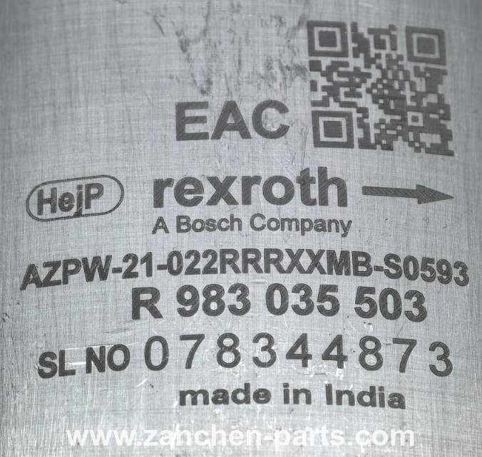 Rexroth R983035503 Gear Pump AZPW-21-022RRRXXMB-S0593